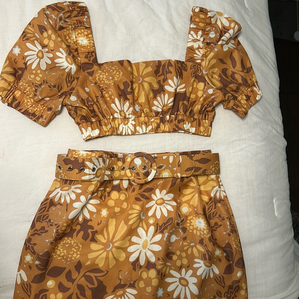 Princess Polly Shirt/skirt set